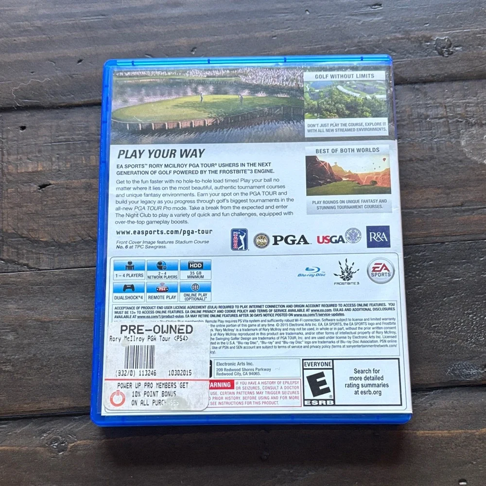 Rory McIlroy PGA Tour for PS4 - Blue Case